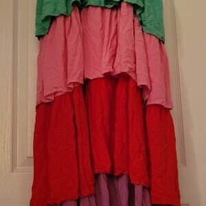 ELOQUII
Tiered Rainbow Dress